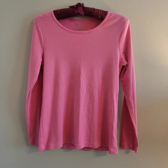 4/$15 SALE White Stag | Bundle Set of 2 Scoop neck Blue Pink Small Blouse - Picture 2 of 9